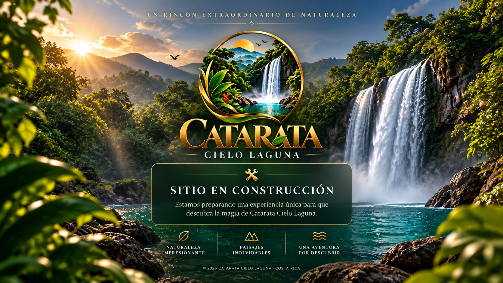 Catarata Cielo Laguna. Sitio en construcción. Estamos preparando una experiencia única para que descubra la magia de Catarata Cielo Laguna.